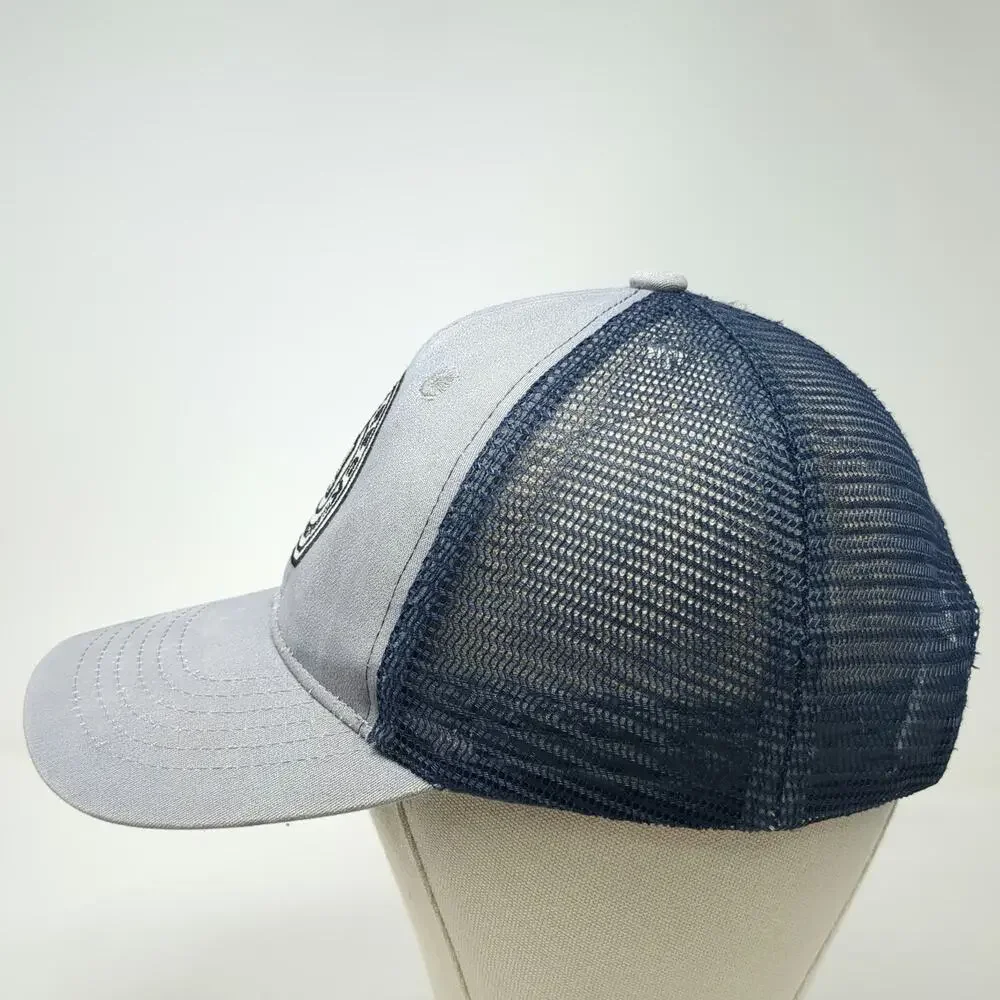 Knob Creek Trucker Hat Gray Blue One Size 100 Proof Clermont Kentucky Snapback